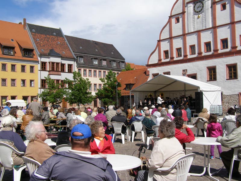 Muttertagskonzert auf dem Grimmaer Marktplatz am 11.05.2014