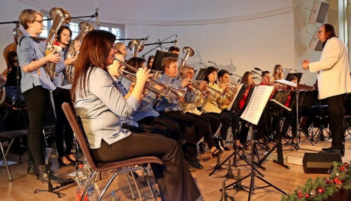 Mit einem abwechslungsreichen und beschwingten Potpourri an Melodien wartete das Jugendblasorchester Grimma beim Neujahrskonzert 2020 im Soziokulturellen Zentrum auf.